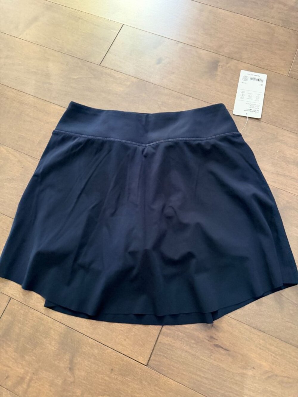 NWT Athleta Ace Advantage High Rise 15.5" Skort Navy Size Small